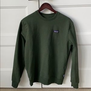 Patagonia Crew Neck green sweatshirt, worn once